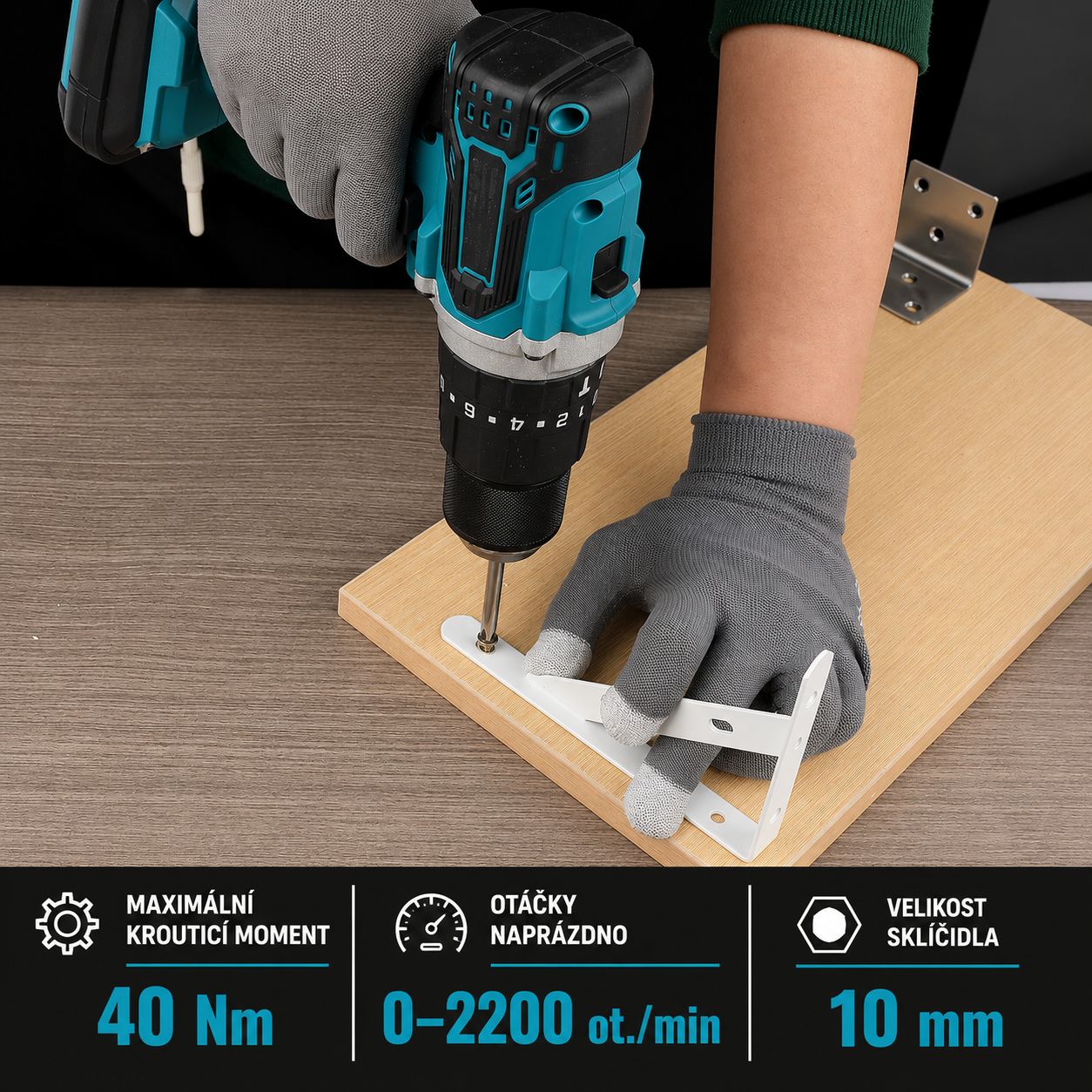Aku vrtačka/šroubovák Makita 18 V Brushless se 2 bateriemi